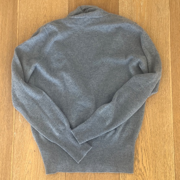 Sofia cashmere Women's light blue shawl collar cashmere Sweater M - Picture 7 of 7